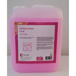 Seifencreme rosé, 5 L