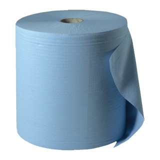 Putzpapierrolle blau 2-lagig